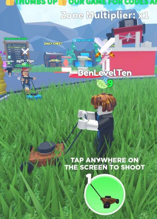 All active Mowing Masters Simulator codes to redeem free Gold