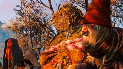 The Witcher 3 crones from Crookback Bog Nudity