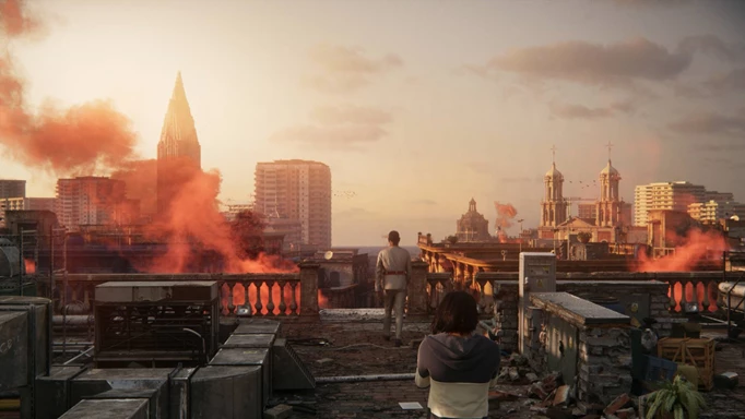 The skyline as seen in Far Cry 6.