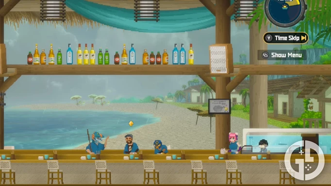 Employees working in the branch in Dave the Diver
