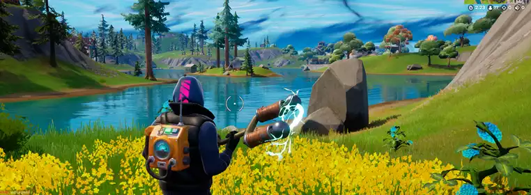 How To Equip The Fortnite Sensor Backpack To Find An Energy Fluctuation At Loot Lake
