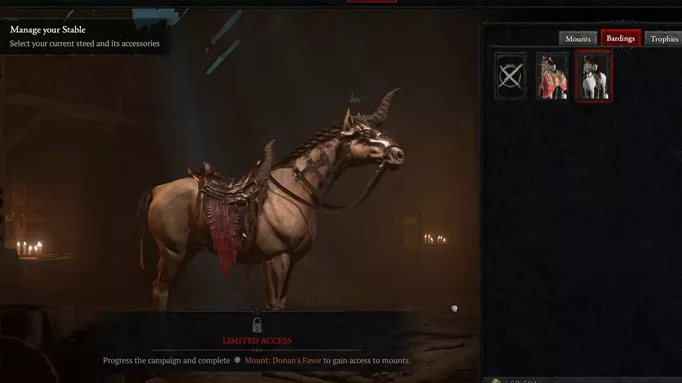 an image of Mount Armour in Diablo 4