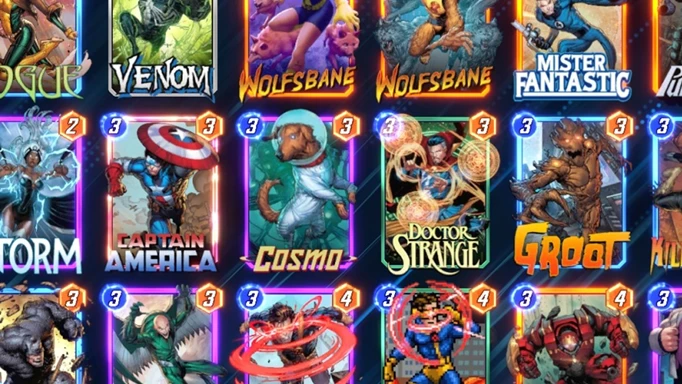 Marvel Snap patch notes: many of the game's cards