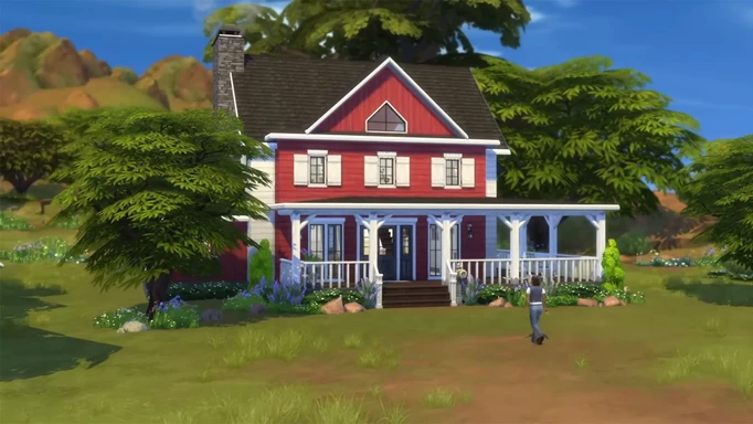 Red House Sims 4