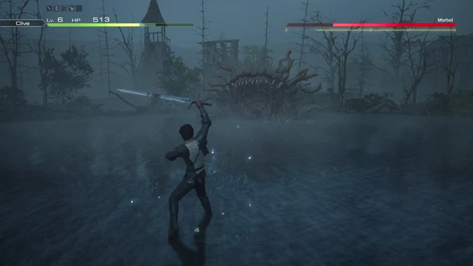 Скриншот второй фазы Морбола в Final Fantasy 16