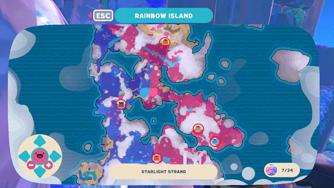 Starlight Strand Map Nodes Locations Slime Rancher 2 