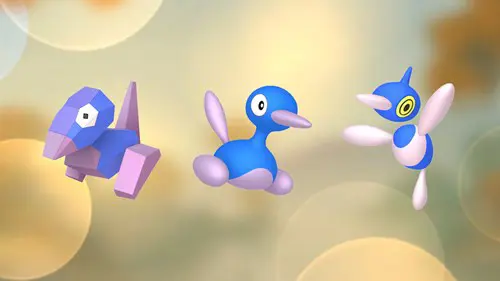 Shiny Porygon family in Pokemon GO