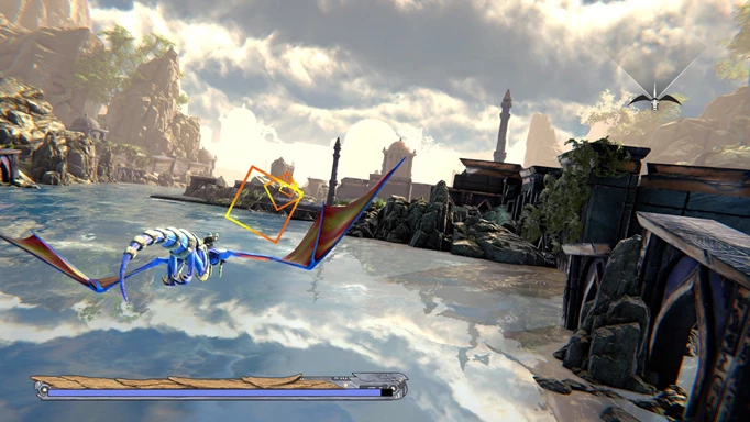an image of Panzer Dragoon Remake gameplay, one of the best dragon games to play in 2023