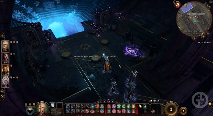 an image showing how to find the Nightsong in Baldur's Gate 3