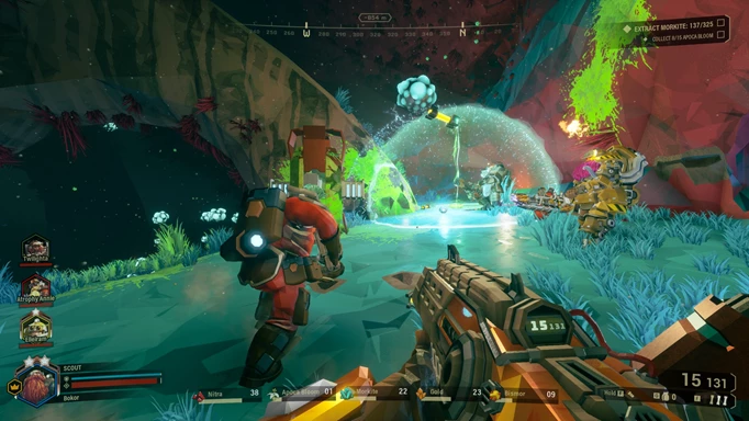 Deep Rock Galactic allows you to play in co-op.