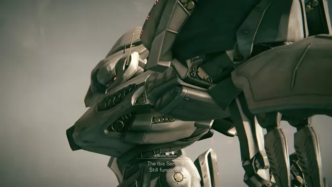 The Ibis mech in Armored Core 6