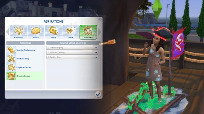 New child aspirations in The Sims 4 Growing Together
