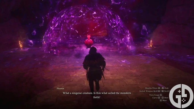 Image of the end of the A Scholarly Pursuit quest in Dragon's Dogma 2
