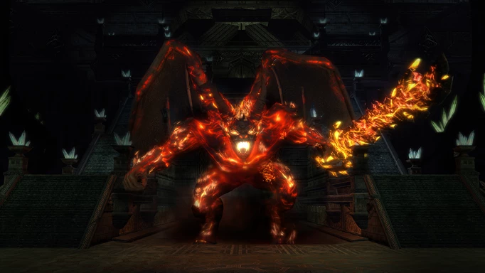 Image of the Balrog in Lord of the Rings Online