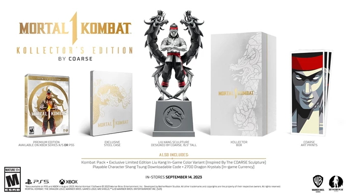 Everything included in the Kollector's Edition of Mortal Kombat 1