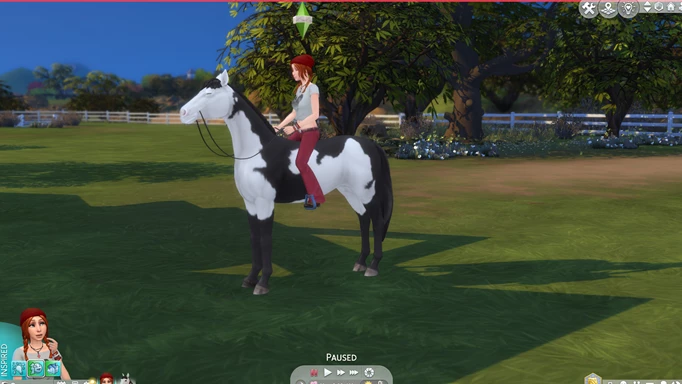 Image of the Better Saddle Control mod, one of the best sims 4 horse mods