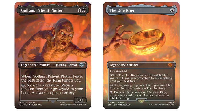 Magic The Gathering Lord of the Rings: Tales of Middle-Earth Gollum and One Ring