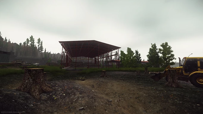 Изображение дровяной лачуги на мельнице в Лесу в Escape From Tarkov