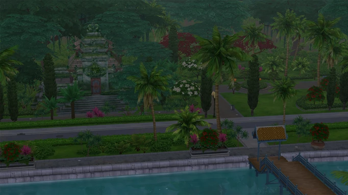 Tiger Sanctuary in The Sims 4 For Rent