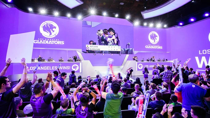 Image of the Los Angeles Gladiators at an event
