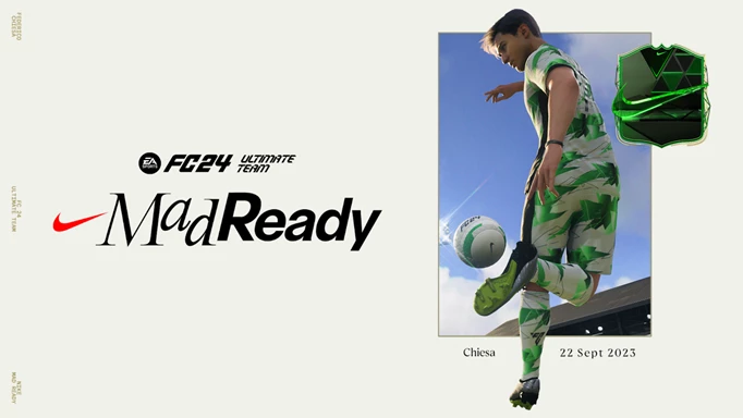 Chiesa as part of the Nike Mad Ready Promo in EA FC 24