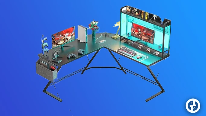 The Cyclysio L-shaped gaming desk