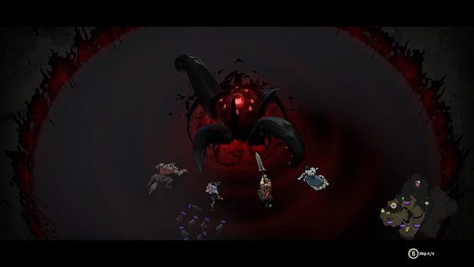 Ravenswatch screenshot showing a boss fight