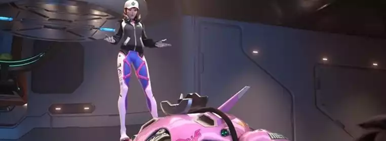 D.VA Trapped Under Hollywood Stairs With New Overwatch Bug