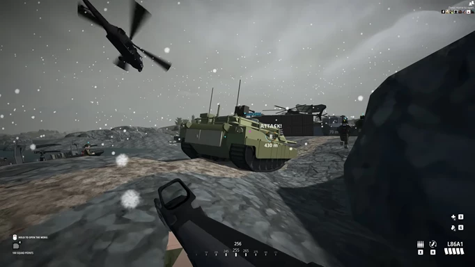 BattleBit Remastered gameplay showing players heading to an objective