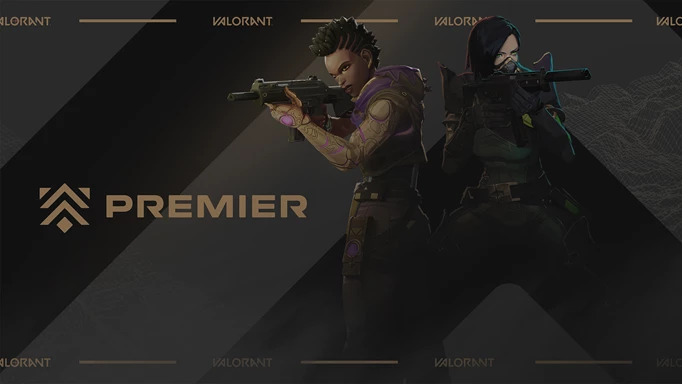 VALORANT Premier Mode key art featuring Astra and Viper