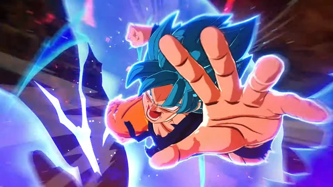 Super Saiyan Blue Goku in DRAGON BALL: Sparking! ZERO