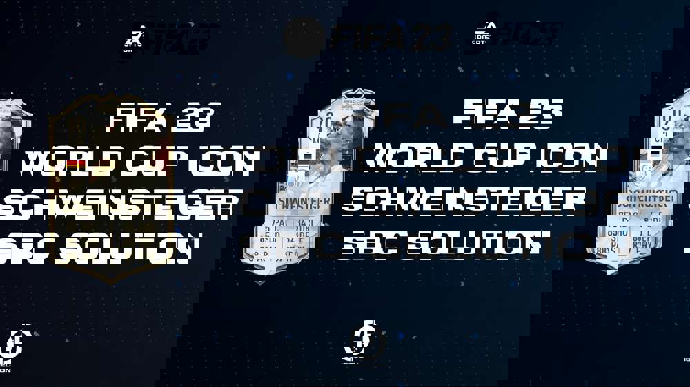 FIFA 23 Schweinsteiger World Cup Icon SBC Solution