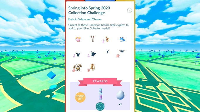 spring into spring event pokemon go collection challenge