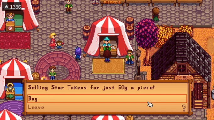 The Exchange Booth at the Stardew Valley Fair