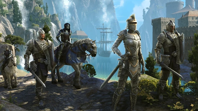 A group of guards from Elder Scrolls Online's High Isle expansion.