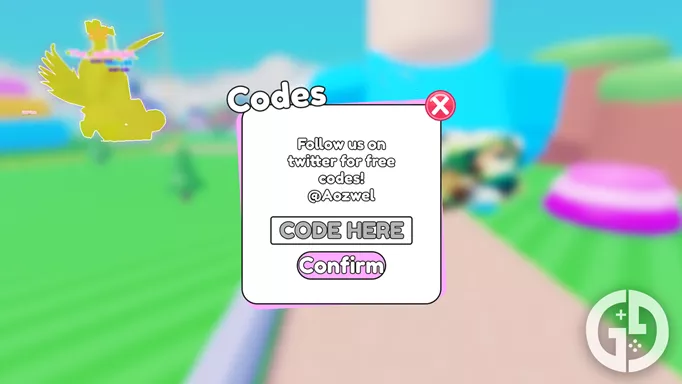 The codes menu in Baby Simulator