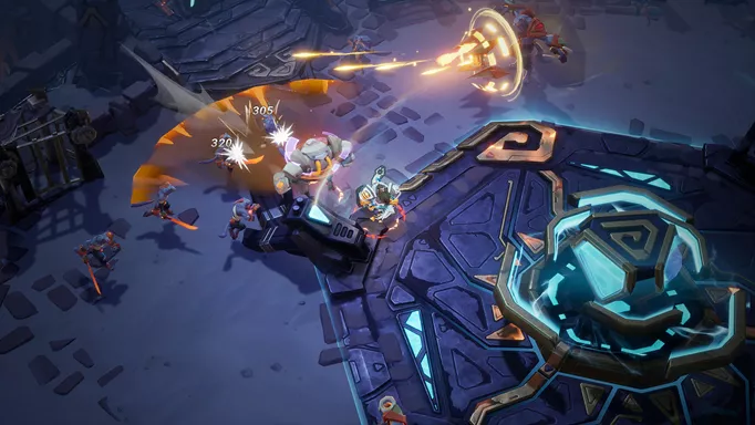A moment of gameplay from Torchlight: Infinite.