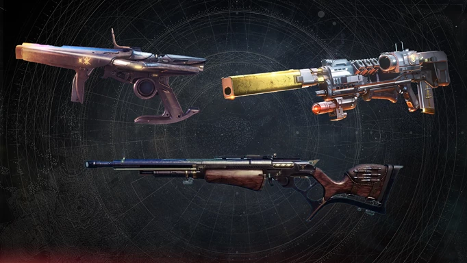 The exotic weapons available from the exotic rotator in Destiny 2