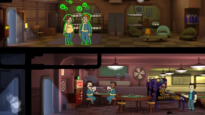 Two levels from Fallout Shelter.