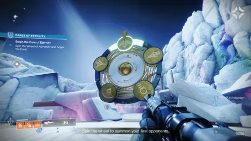 You'll need to play Dares of Eternity to complete the Destiny 2 Fateful Spin Triumph.