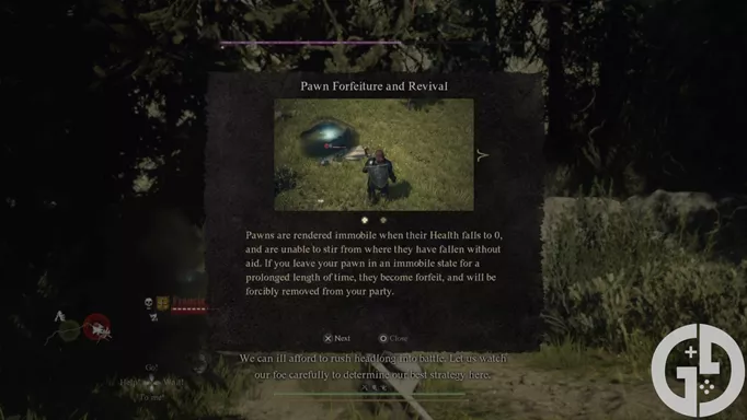 Image of Pawn forfeiture in Dragon's Dogma 2