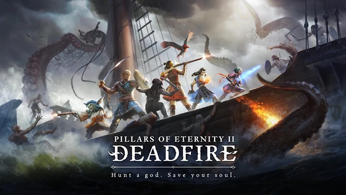 Pirates fighting on a ship on the cover of Pillars of Eternity 2, one of the best pirate games