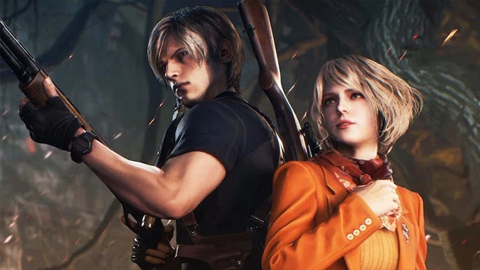 Leon and Ashley from Resident Evil 4
