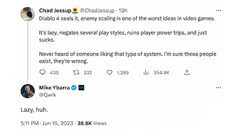 Blizzard boss claps back at ‘lazy’ Diablo 4 complaints