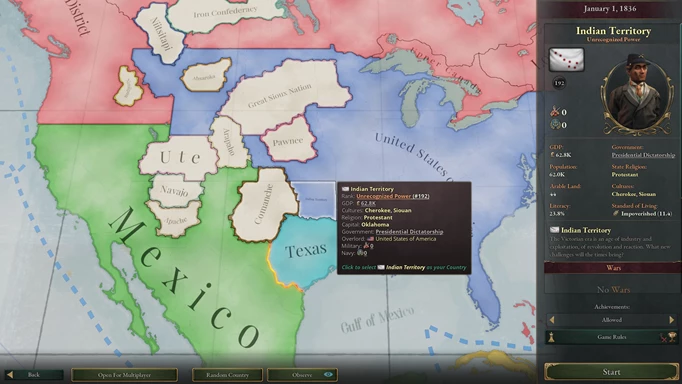 Best Countries To Play In Victoria 3: Indian Territory
