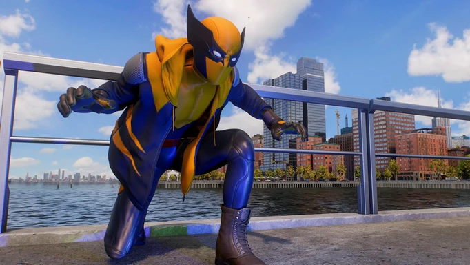Spider-Man 2 Wolverine suit Insomniac
