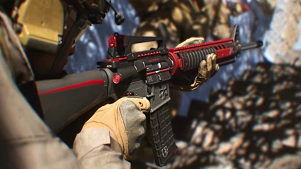MW3 Black And Red Weapon