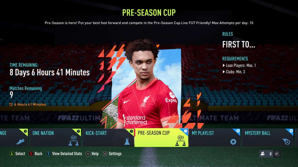 FIFA 22 Pre Season Cup: Rules, Rewards, Objectives