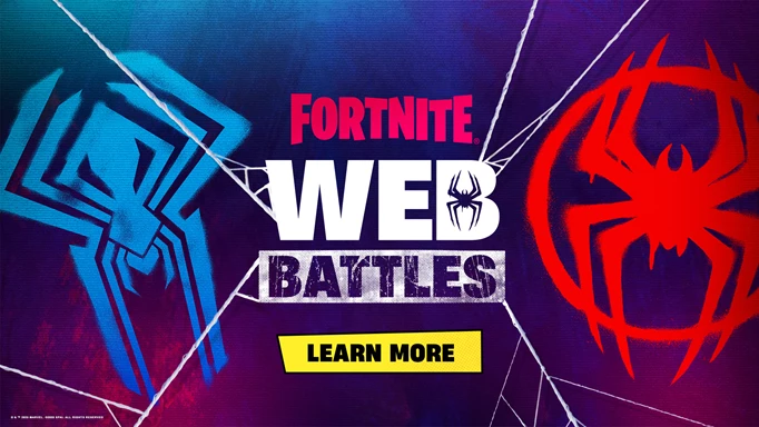Join the Fortnite Web Battles to earn free Spider-Man-themed rewards!