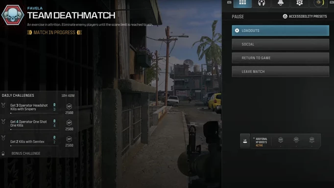 Where to go to edit a custom class mid-game after a match starts in MW3 Multiplayer